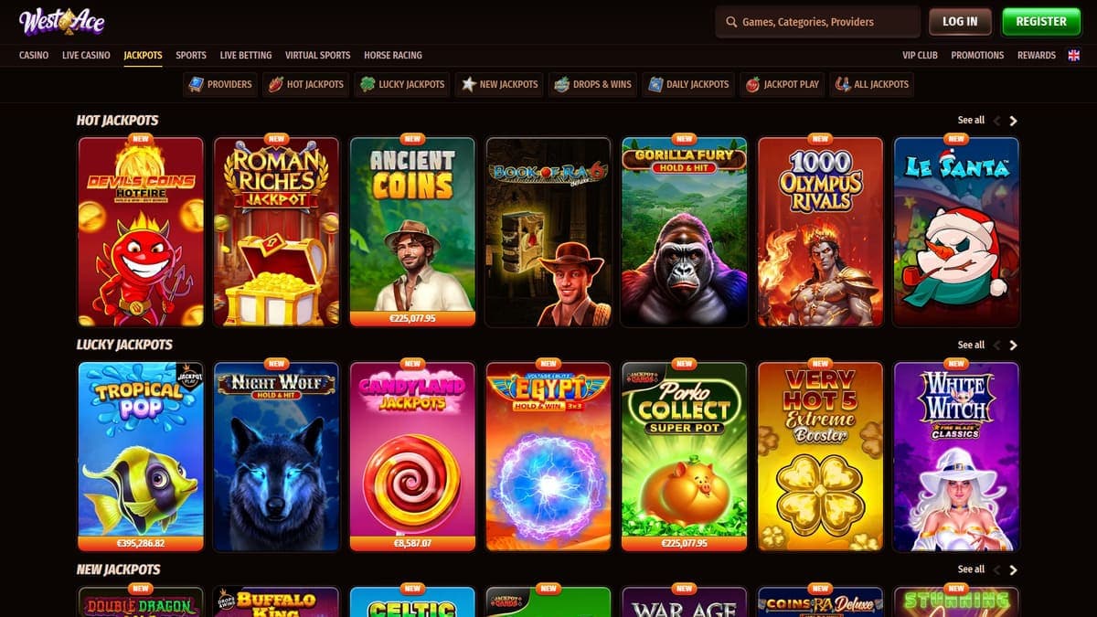 Jackpots Westace Casino