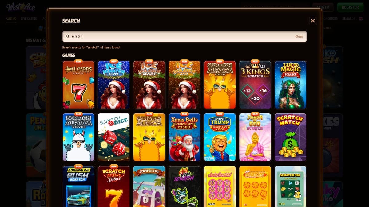 Other games Westace Casino