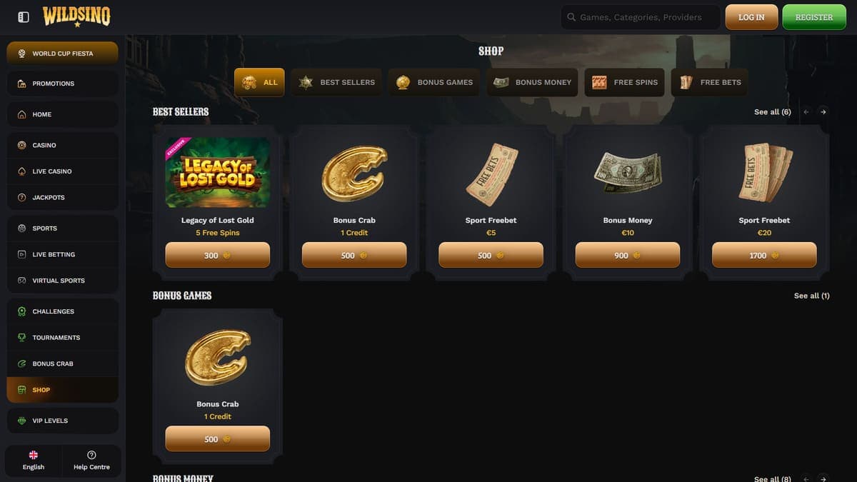 Shop Wildsino Casino