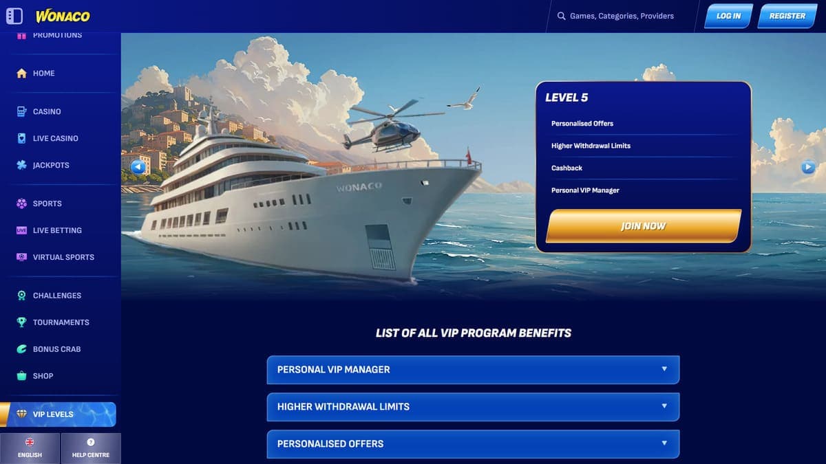 VIP Wonaco Casino