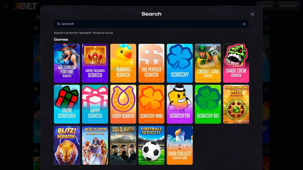 Mini games X3Bet Casino
