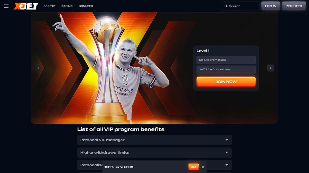 VIP Club X3Bet Casino