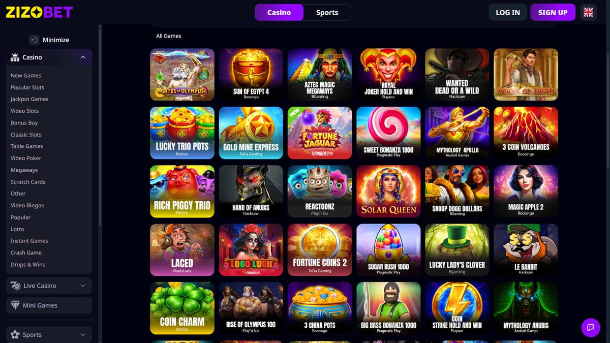 Slots Zizobet Casino