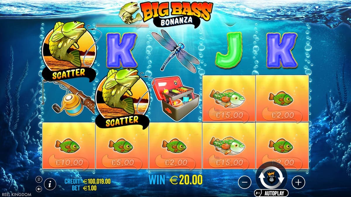 symbols win Big Bass Bonanza