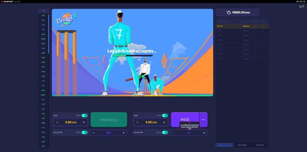 Paris Cricketer X Game