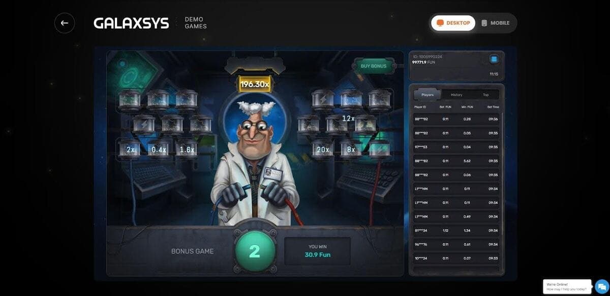 Symbols Dr Shocker Game