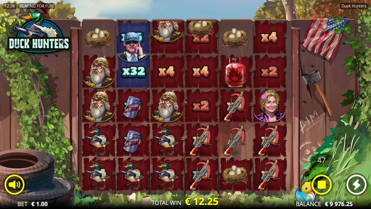 Winning Spin Duck Hunters Game