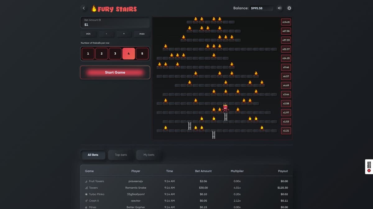 Decision Fury Stairs Game