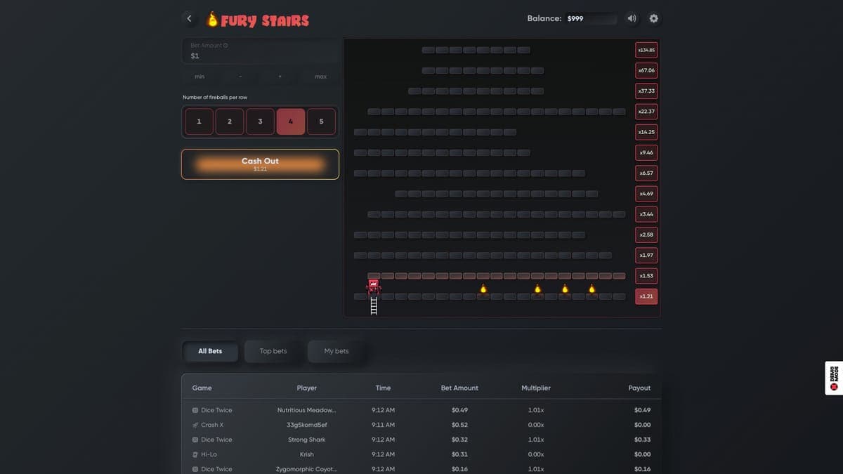 Technical side Fury Stairs Jeu