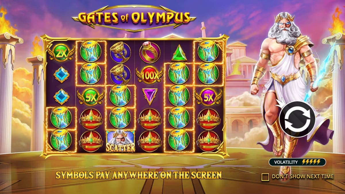 Symbol Grid Gates of Olympus