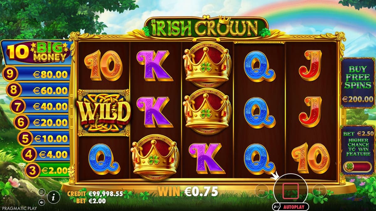 Autoplay Irish crown Game