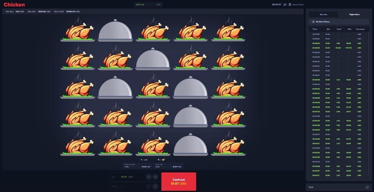 Probability Chicken game