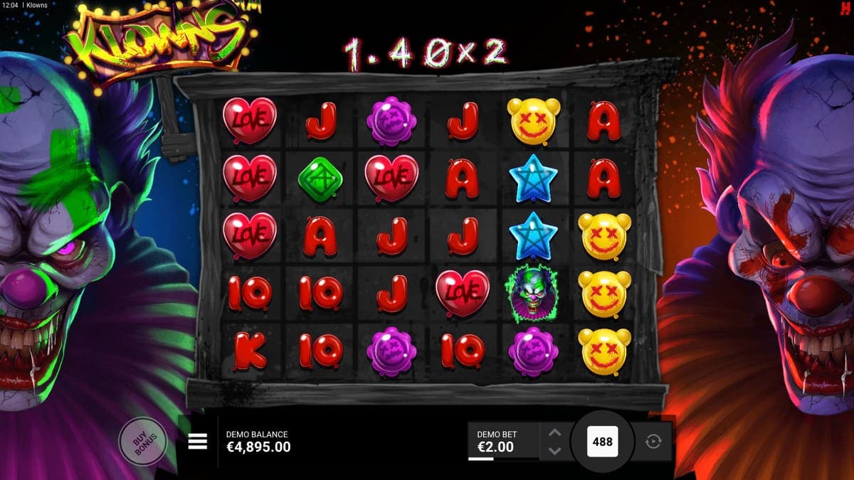 Multiplier Klowns Hacksaw Gaming Game