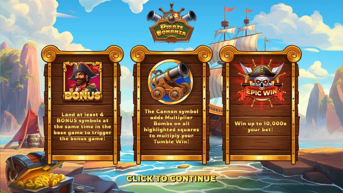 Options Pirate Bonanza Game