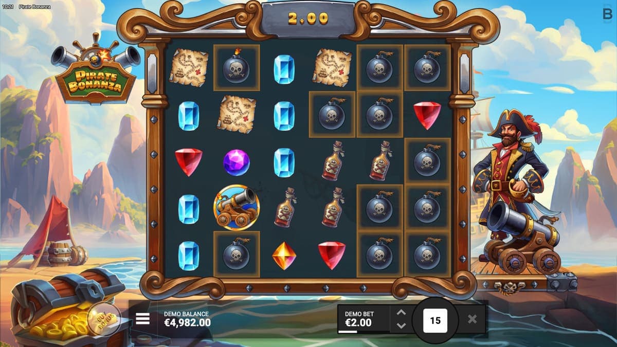 Bonus symbol Pirate Bonanza Game