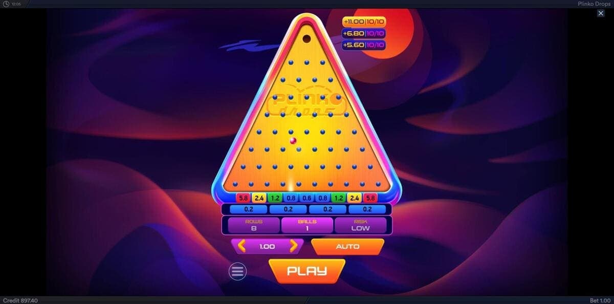 RTP Plinko Drops Game