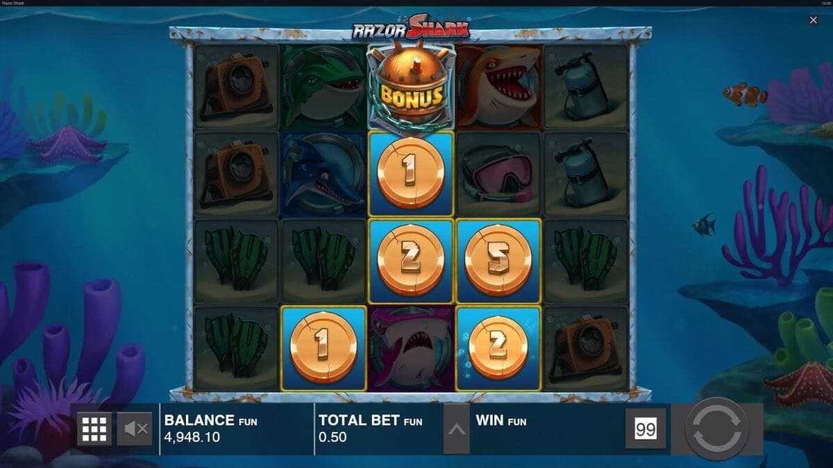Free play mode Razor Shark