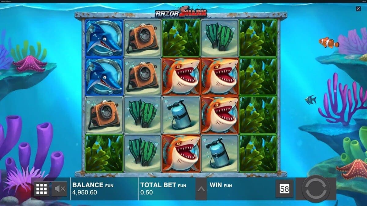 Mystery symbols Razor Shark