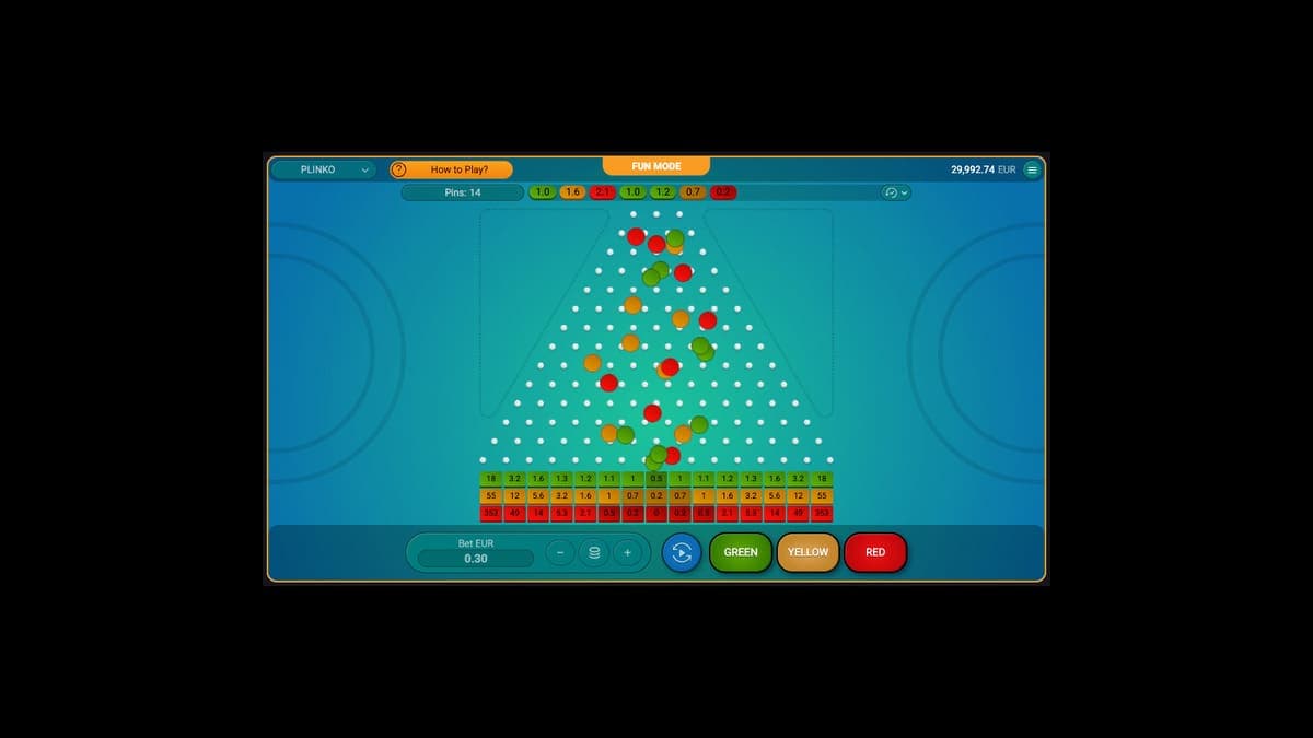 Game rules Plinko Spribe Game