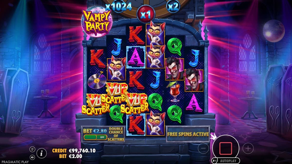 VIP Scatter Vampy Party Game