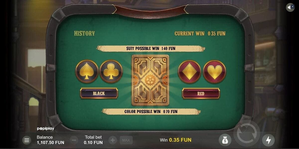 Function Gamble Wild Wild Gold Game