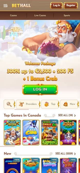 BetHall casino mobile BetHall casino mobile