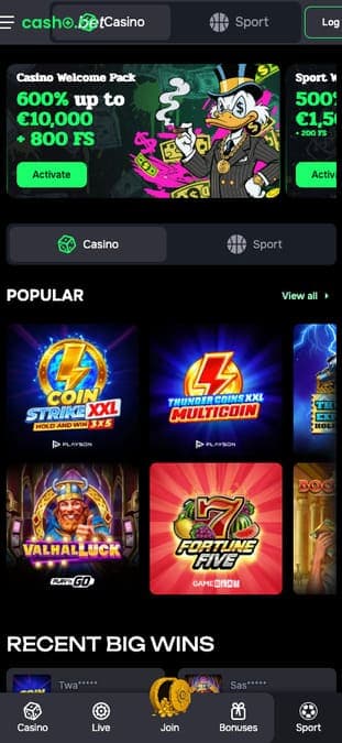 CashoBet casino mobile CashoBet casino mobile
