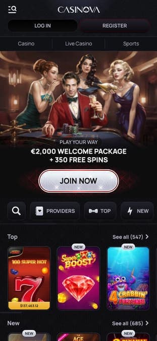 Casinova casino mobile Casinova casino mobile