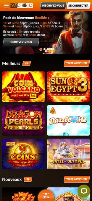 i24Slots Casino application i24Slots Casino application