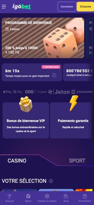 Igobet casino application Igobet casino application