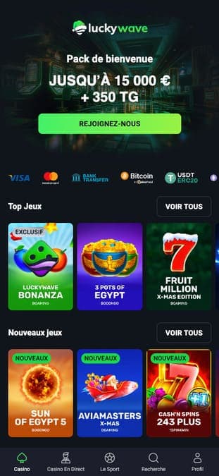 Lucky Wave Casino Application Lucky Wave Casino Application
