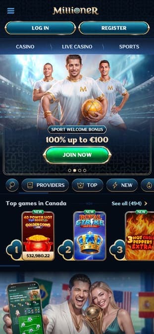 Millioner casino mobile Millioner casino mobile