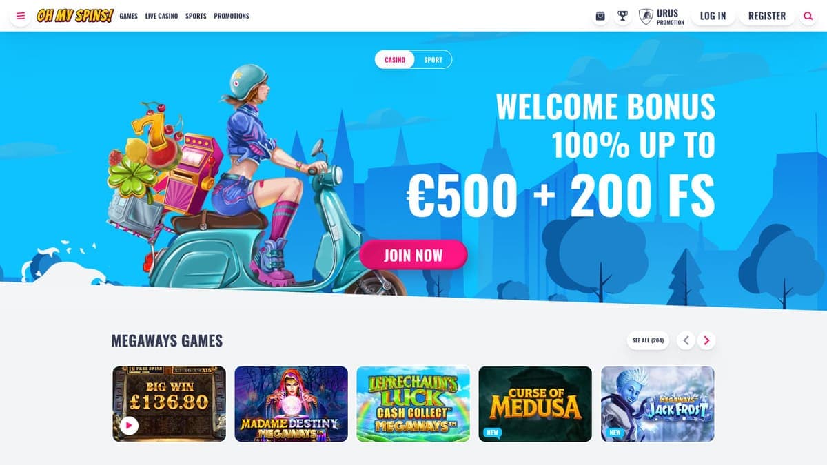 OhMySpins casino OhMySpins casino