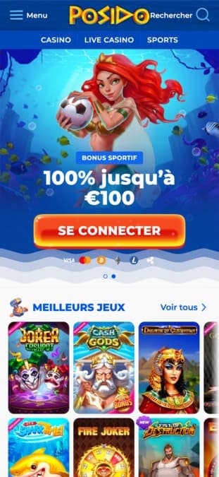 Posido Casino application Posido Casino application