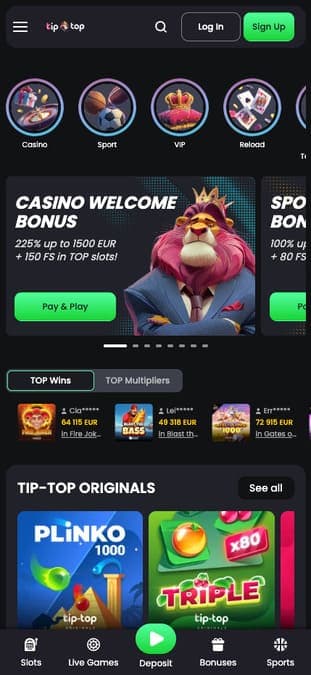 Tip Top casino mobile Tip Top casino mobile