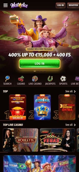 WestAce casino mobile WestAce casino mobile