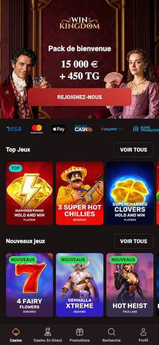 WinKingdom Casino Application WinKingdom Casino Application